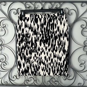 Ann Taylor cheetah print pencil skirt